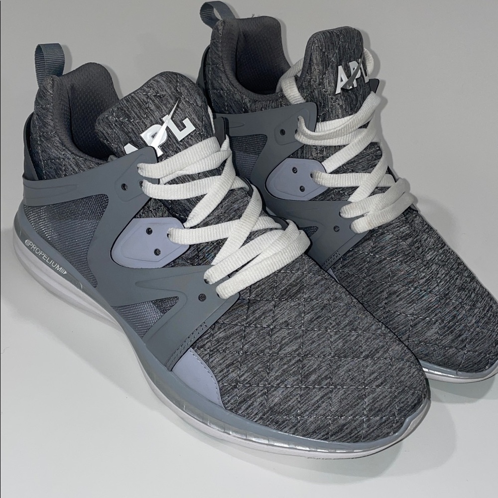 APL Women's Ascend Shoes Hi-top Gym shoes athletic shoes size 10 gray sneakers